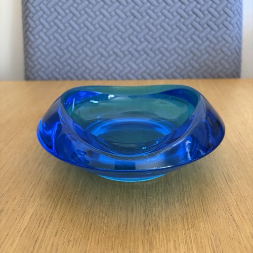 Blue art glass - blue, sklo
