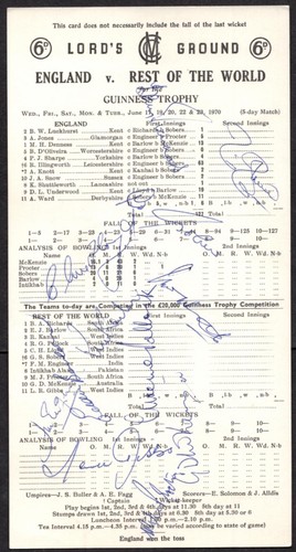 Cricket autographs - cricket,