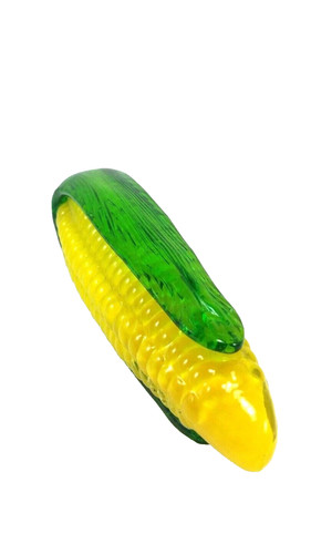 Hand blown glass corn - blown,