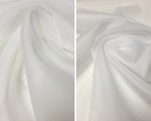 White cream sheer voile - cream,