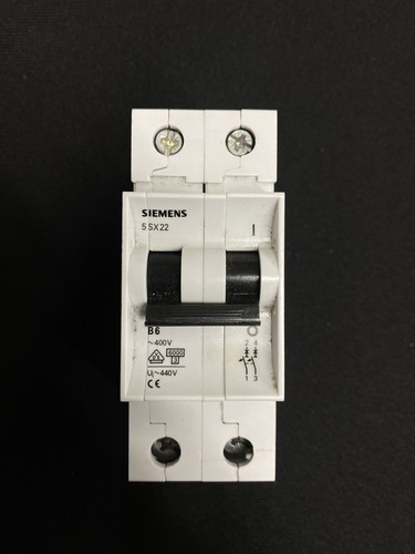 Siemens double pole - double, mcb,