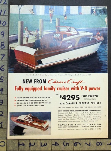 1958 chris craft cavalier - chris-craft,