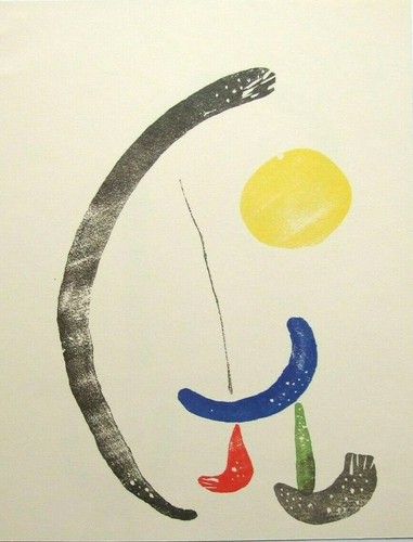 Joan miro mounted vintage - miro,