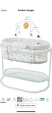 Fisher-Price Soothing Motions Bassinet Bedside Sleeper!