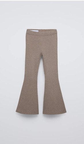 Zara girls knitted bell bottom - girls,