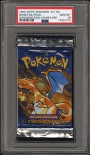 Pokemon First Edition Shadowless Booster - Charizard PSA 10 part trade available