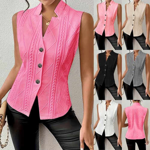 Lady waistcoat sleeveless - waistcoat,