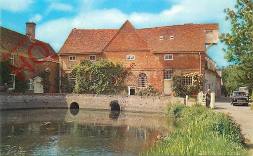 Picture postcard flatford - postcard-,