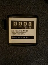 4 Digital Diesel Fuel Oil Flow Meter Counter, Fuel Pump Transfer Tank 482133