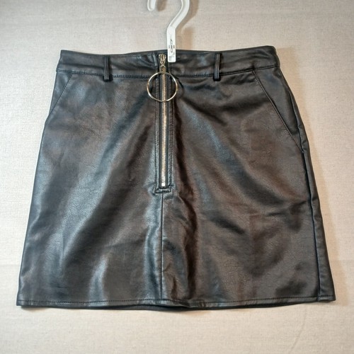 Just one black medium faux - just,