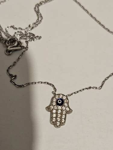 Sterling silver 925 hamsa hand - sterling,