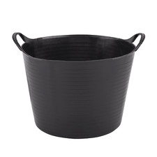 14L Flexible 2-Handled Plastic Tub for Animal Feed DIY Builders Garden 3.5 Gal
