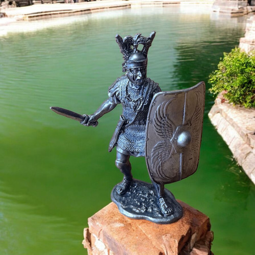 Tin figurine soldier toy - tin,