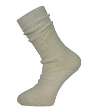 NEW Genuine Surplus British Forces Arctic Issue White Wool Socks Ecru Army Navy