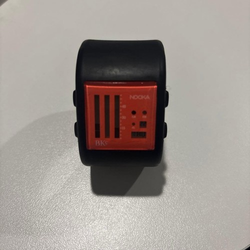 Nooka bkc digital watch orange - bkc,