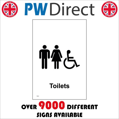 Sign toilets male female - toilets,