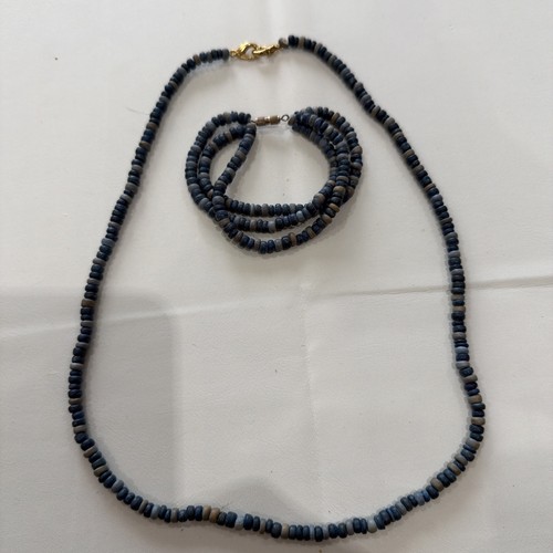 Vintage shaded blue opal - blue,