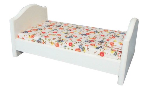 Dolls house small white - small, single