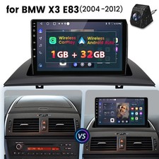 CarPlay For BMW X3 E83 2004-2012 Car Stereo Radio Android GPS SAT NAV WIFI +CAM