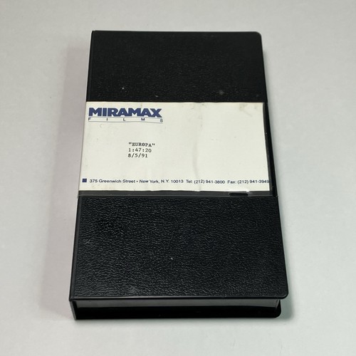 Europa 1991 miramax - miramax, vhs