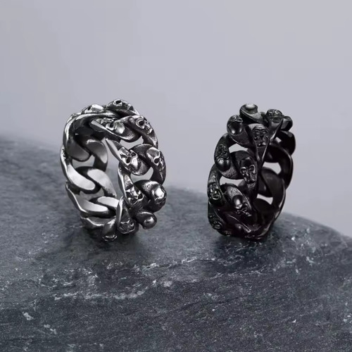 Stainless steel skull - stainless,