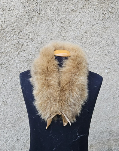 Real fur fox - fur, with