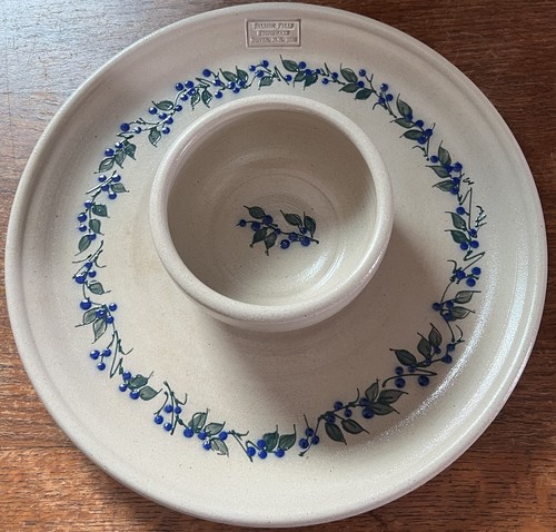 Salmon falls pottery chip - salmon, &