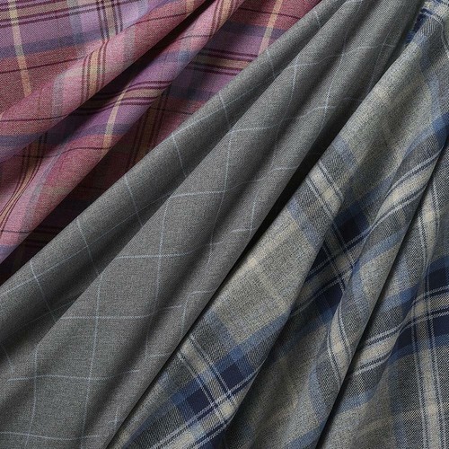 Shetland faux wool plaid - shetland,