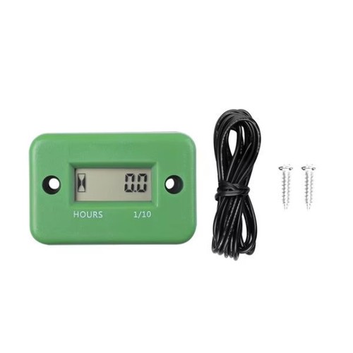 Hour meter green - hour,