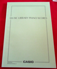 MUSIC LIBRARY - PIANO SCORES (60 Pieces) - Published By CASIO - 2015 - PB - NEW