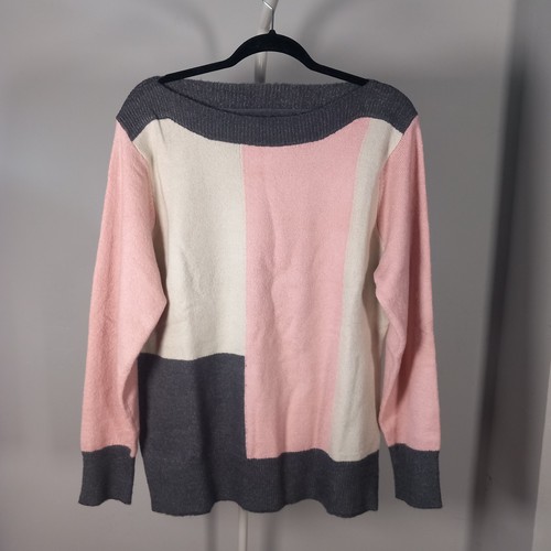 Cotton traders pink jumper - cotton,