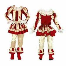 Kids Halloween Killer Clown Costume Children Circus Fancy Dress Boys Girls