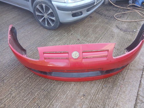 Mgtf front bumper - front, red