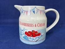 MARTIN WISCOMBE VINTAGE LOOK STRAWBERRIES & CREAM 1 PINT JUG - EXCELLENT
