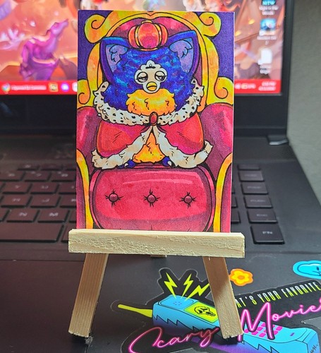 The king furby aceo ooak - "the, |
