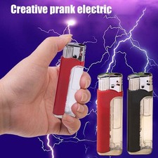 New Shocking Lighter Toy Electric Shocker Novelty Trick Office Ga g-Random Y2R7