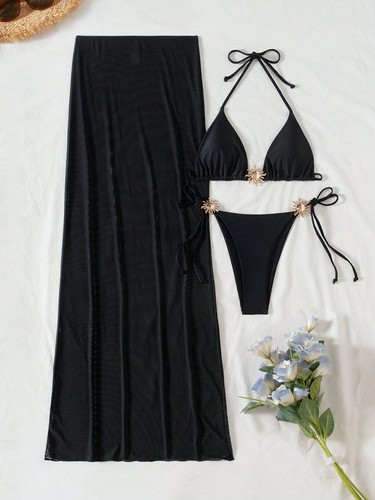 Women piece black triangle - women's, 3
