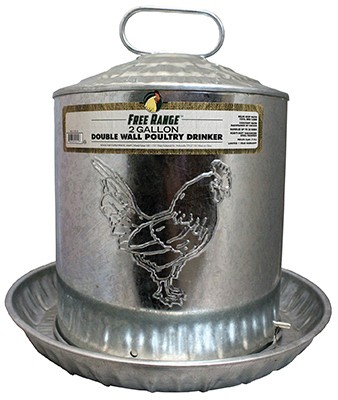 Poultry drinker double wall - drinker, double-wall