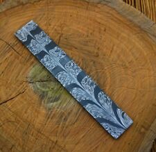 Mosaic Feather Damascus Steel Billet Bar 30x5cm Bush Crafts Knife Tools Making