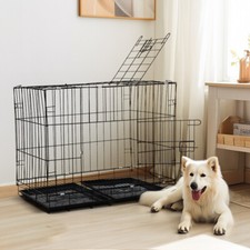 Pet Crate Large Metal Folding