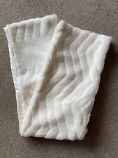 ❣️LONG CREAM IVORY LADIES FUR STOLE SCARF PASHMINA ONE SIZE WEDDING CHRISTENING?