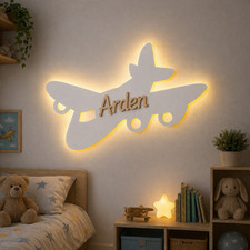 Personalized Airplane Wall