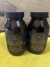 2 X 500ml Brown Glass Jars Bottles with Lids for Cosmetics Candles Food Storage