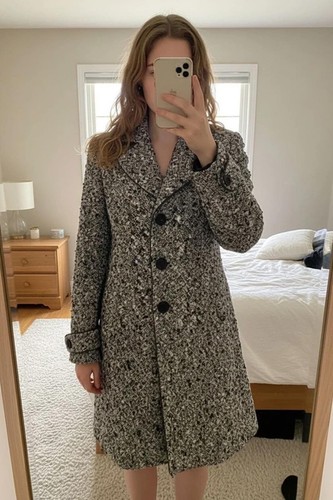 Minuet black white coat - &,