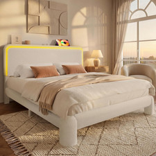 Queen Size Boucle Bed Frame