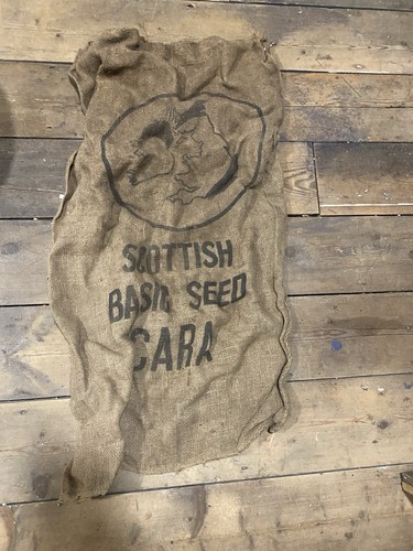 Vintage hessian potato - hessian, sack