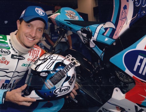 Colin edwards hand signed fiat - edwards,