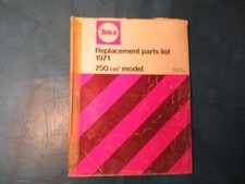 BSA Replacement parts List for