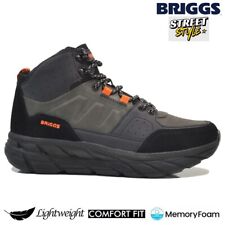 MENS MEMORY FOAM HIKING WALKING BOOTS ANKLE WINTER TREKKING TRAIL TRAINERS SHOES