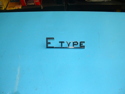 Type boot badge metal for - e-type,